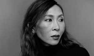 Black and white portrait of Natasha Jen